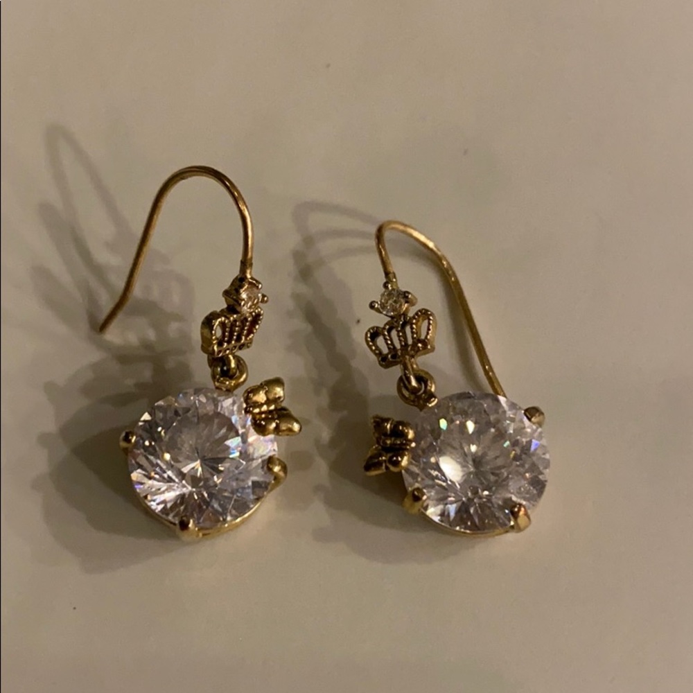 Juicy Couture Gold dangle earrings